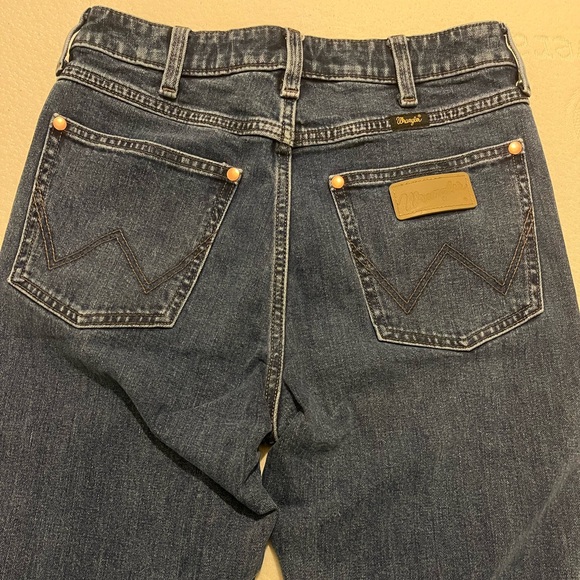 Wrangler Women's Dark Blue Flare Jeans - Picture 5 of 7